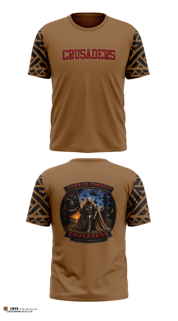 Short Sleeve Performance Shirt, Crusaders, Army, Teamtime, Team time, sublimation, custom sports apparel, team uniforms, spirit wear, spiritwear, sports uniforms, custom shirts, team store, custom team store, fundraiser sports, apparel fundraiser