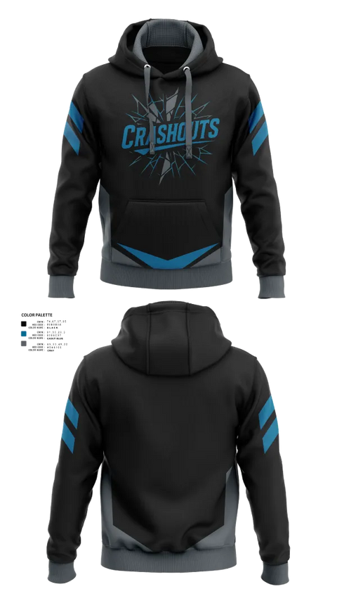 Hoodie, CRASHOUTS, Baseball, Teamtime, Team time, sublimation, custom sports apparel, team uniforms, spirit wear, spiritwear, sports uniforms, custom shirts, team store, custom team store, fundraiser sports, apparel fundraiser