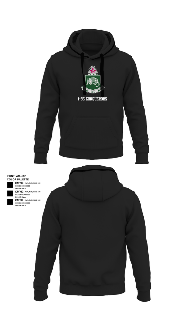 Hoodie, 1-35 conquerors, , Teamtime, Team time, sublimation, custom sports apparel, team uniforms, spirit wear, spiritwear, sports uniforms, custom shirts, team store, custom team store, fundraiser sports, apparel fundraiser