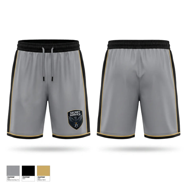 Athletic Shorts With Pockets, Secret Service, Men's Soccer, Teamtime, Team time, sublimation, custom sports apparel, team uniforms, spirit wear, spiritwear, sports uniforms, custom shirts, team store, custom team store, fundraiser sports, apparel fundraiser
