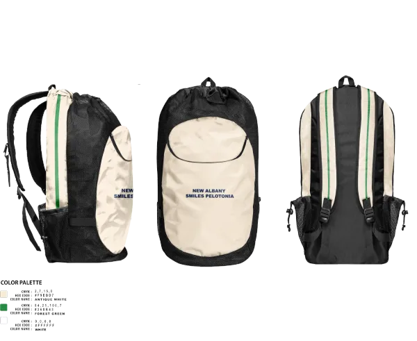 Gear Bag, New Albany Smiles Pelotonia, Cycling, Teamtime, Team time, sublimation, custom sports apparel, team uniforms, spirit wear, spiritwear, sports uniforms, custom shirts, team store, custom team store, fundraiser sports, apparel fundraiser