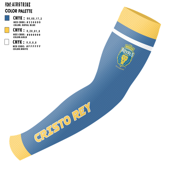 Arm Sleeve, Cristo Rey Richmond High School Cheer, Cheer, Teamtime, Team time, sublimation, custom sports apparel, team uniforms, spirit wear, spiritwear, sports uniforms, custom shirts, team store, custom team store, fundraiser sports, apparel fundraiser