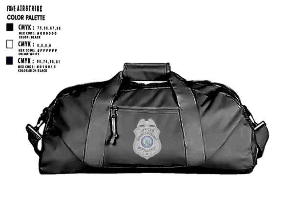 Duffle Bag, pocatello police ordinance enforcement, Police, Teamtime, Team time, sublimation, custom sports apparel, team uniforms, spirit wear, spiritwear, sports uniforms, custom shirts, team store, custom team store, fundraiser sports, apparel fundraiser