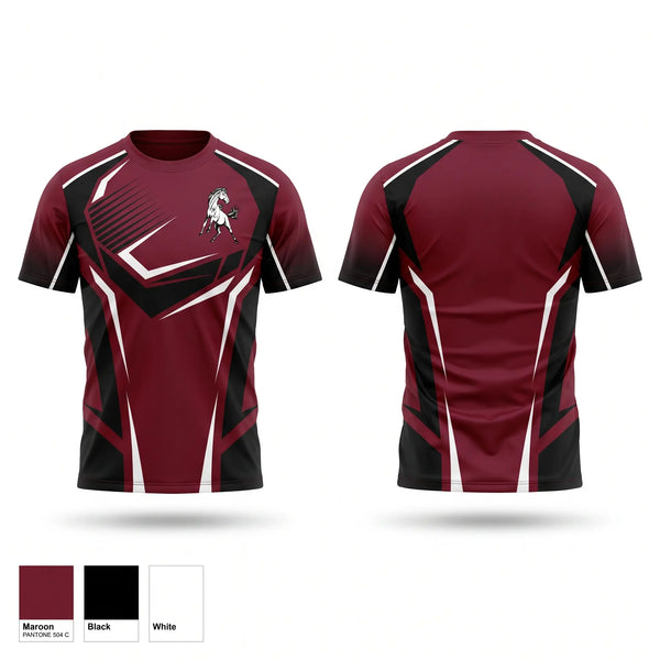 Short Sleeve Performance Shirt, Mustangs, Women's Basketball, Teamtime, Team time, sublimation, custom sports apparel, team uniforms, spirit wear, spiritwear, sports uniforms, custom shirts, team store, custom team store, fundraiser sports, apparel fundraiser