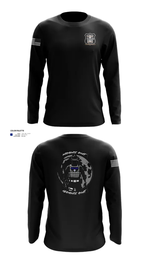 Long Sleeve Performance Shirt, 4th Precinct, Police, Teamtime, Team time, sublimation, custom sports apparel, team uniforms, spirit wear, spiritwear, sports uniforms, custom shirts, team store, custom team store, fundraiser sports, apparel fundraiser