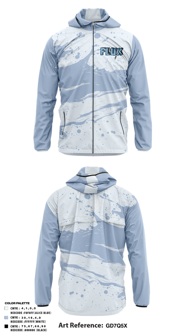 Windbreaker, Flux, Track & Field, Teamtime, Team time, sublimation, custom sports apparel, team uniforms, spirit wear, spiritwear, sports uniforms, custom shirts, team store, custom team store, fundraiser sports, apparel fundraiser