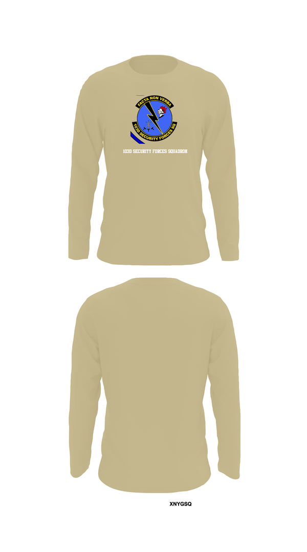 Long Sleeve Performance Shirt, 103d SECURITY FORCES SQUADRON, , Teamtime, Team time, sublimation, custom sports apparel, team uniforms, spirit wear, spiritwear, sports uniforms, custom shirts, team store, custom team store, fundraiser sports, apparel fundraiser