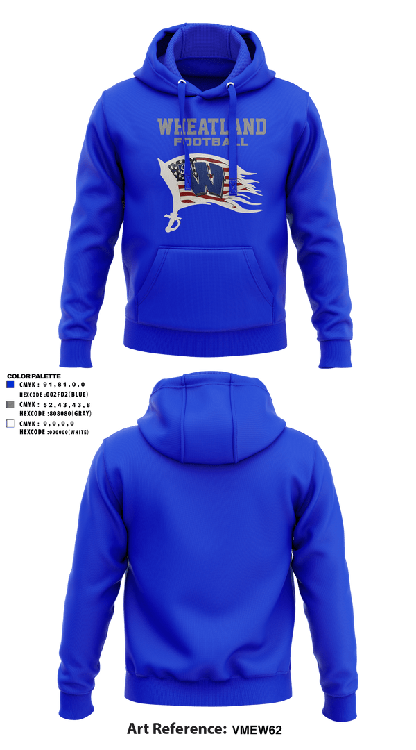 Hoodie, Wheatland youth football and cheer, Football, Teamtime, Team time, sublimation, custom sports apparel, team uniforms, spirit wear, spiritwear, sports uniforms, custom shirts, team store, custom team store, fundraiser sports, apparel fundraiser