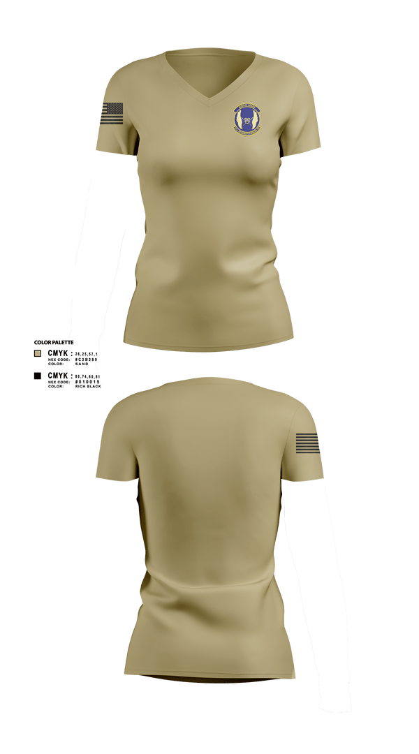 Women's Short Sleeve Vneck Shirt, 51SFS Metal Tigers, Air Force, Teamtime, Team time, sublimation, custom sports apparel, team uniforms, spirit wear, spiritwear, sports uniforms, custom shirts, team store, custom team store, fundraiser sports, apparel fundraiser