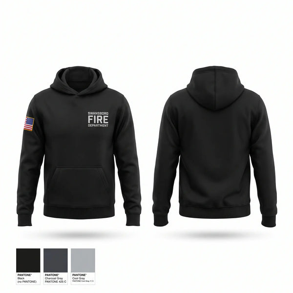 Hoodie, Swansboro Fire Department, Fire Department, Teamtime, Team time, sublimation, custom sports apparel, team uniforms, spirit wear, spiritwear, sports uniforms, custom shirts, team store, custom team store, fundraiser sports, apparel fundraiser