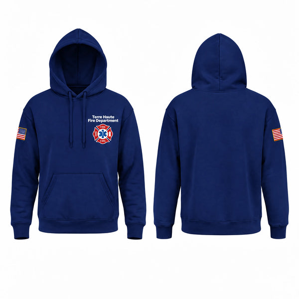 Hoodie, Terre Haute Fire Department, Fire Department, Teamtime, Team time, sublimation, custom sports apparel, team uniforms, spirit wear, spiritwear, sports uniforms, custom shirts, team store, custom team store, fundraiser sports, apparel fundraiser