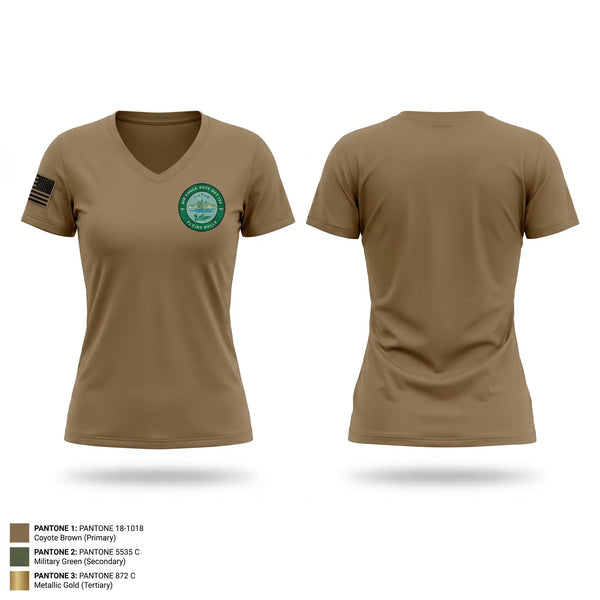 Womens Short Sleeve Vneck Shirt, Det 158, Air Force, Teamtime, Team time, sublimation, custom sports apparel, team uniforms, spirit wear, spiritwear, sports uniforms, custom shirts, team store, custom team store, fundraiser sports, apparel fundraiser