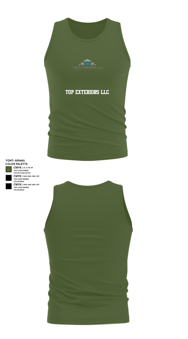 Tank Top, Top Exteriors LLC, , Teamtime, Team time, sublimation, custom sports apparel, team uniforms, spirit wear, spiritwear, sports uniforms, custom shirts, team store, custom team store, fundraiser sports, apparel fundraiser