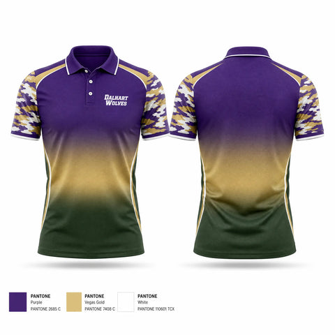 Short Sleeve Performance Polo, Dalhart Wolves, Baseball, Teamtime, Team time, sublimation, custom sports apparel, team uniforms, spirit wear, spiritwear, sports uniforms, custom shirts, team store, custom team store, fundraiser sports, apparel fundraiser