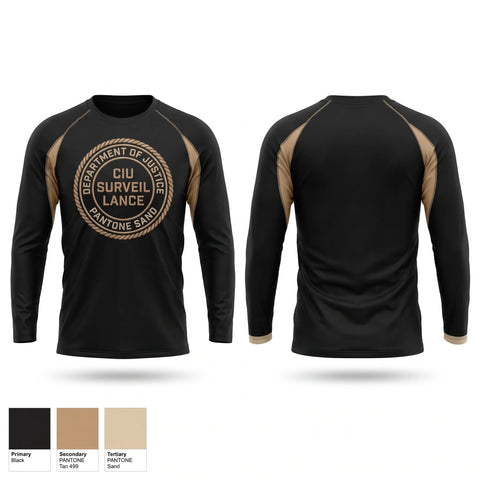 Long Sleeve Performance Shirt, DEPARTMENT OF JUSTICE, , Teamtime, Team time, sublimation, custom sports apparel, team uniforms, spirit wear, spiritwear, sports uniforms, custom shirts, team store, custom team store, fundraiser sports, apparel fundraiser