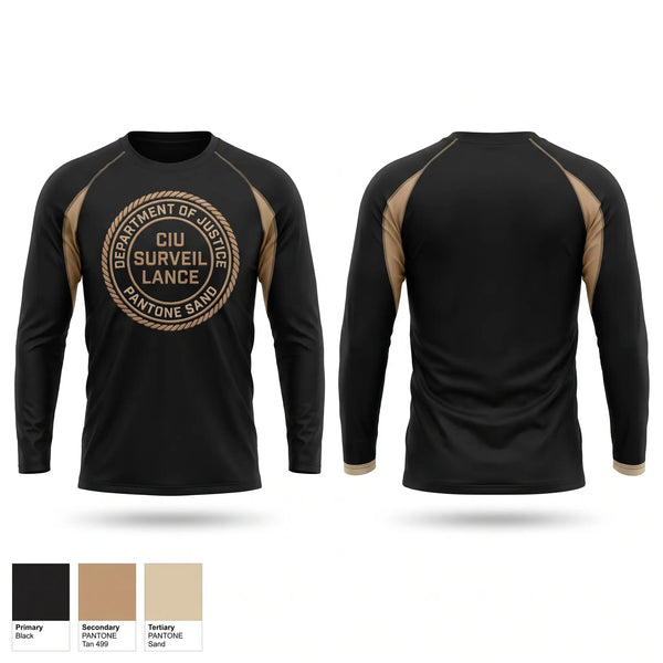 Long Sleeve Performance Shirt, DEPARTMENT OF JUSTICE, , Teamtime, Team time, sublimation, custom sports apparel, team uniforms, spirit wear, spiritwear, sports uniforms, custom shirts, team store, custom team store, fundraiser sports, apparel fundraiser