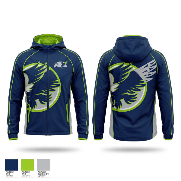 Windbreaker, Chilliwack Hawks, Men's Lacrosse, Teamtime, Team time, sublimation, custom sports apparel, team uniforms, spirit wear, spiritwear, sports uniforms, custom shirts, team store, custom team store, fundraiser sports, apparel fundraiser