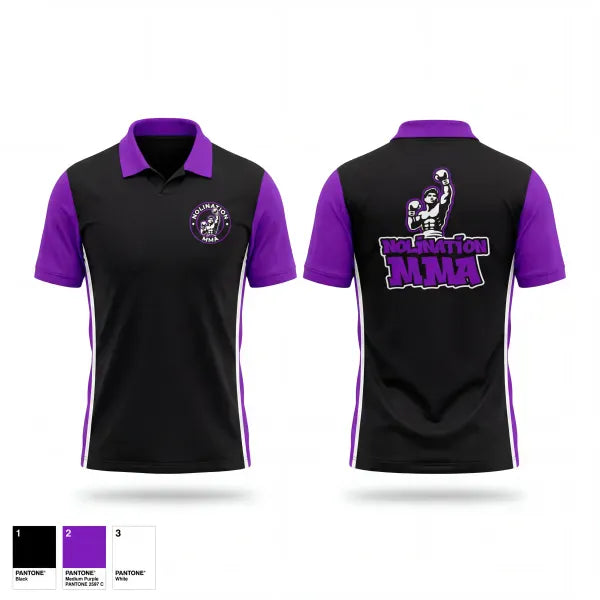 Short Sleeve Performance Polo, NOLINATION MMA, , Teamtime, Team time, sublimation, custom sports apparel, team uniforms, spirit wear, spiritwear, sports uniforms, custom shirts, team store, custom team store, fundraiser sports, apparel fundraiser