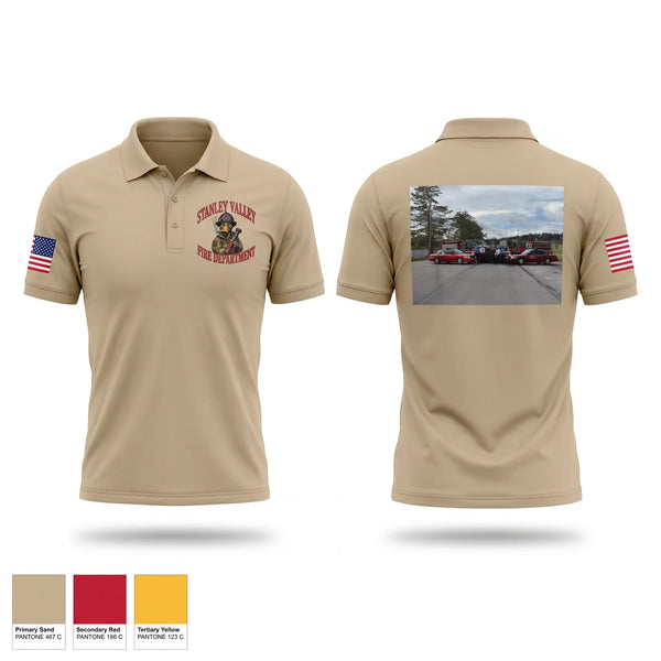 Short Sleeve Performance Polo, Jacob fields, Fire Department, Teamtime, Team time, sublimation, custom sports apparel, team uniforms, spirit wear, spiritwear, sports uniforms, custom shirts, team store, custom team store, fundraiser sports, apparel fundraiser