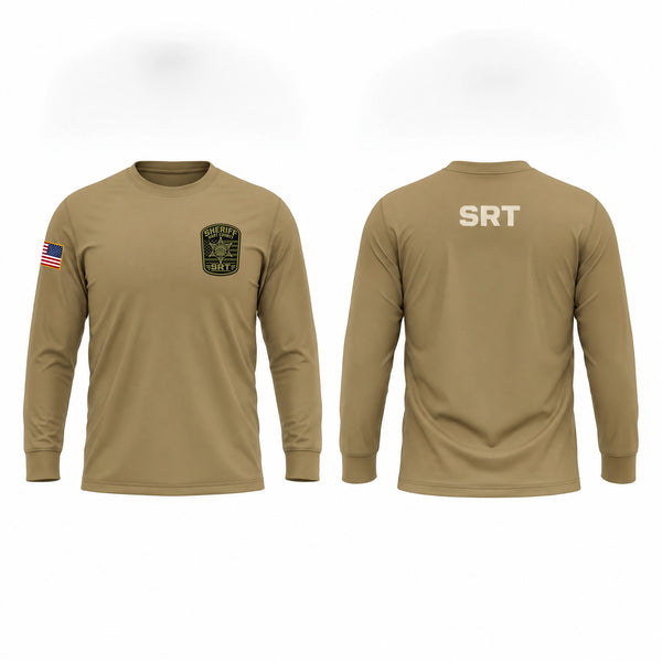 Long Sleeve Performance Shirt, Hart County Sheriff’s Office SRT, Police, Teamtime, Team time, sublimation, custom sports apparel, team uniforms, spirit wear, spiritwear, sports uniforms, custom shirts, team store, custom team store, fundraiser sports, apparel fundraiser