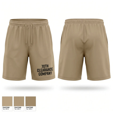 Athletic Shorts With Pockets, 70th clearance company, Army, Teamtime, Team time, sublimation, custom sports apparel, team uniforms, spirit wear, spiritwear, sports uniforms, custom shirts, team store, custom team store, fundraiser sports, apparel fundraiser