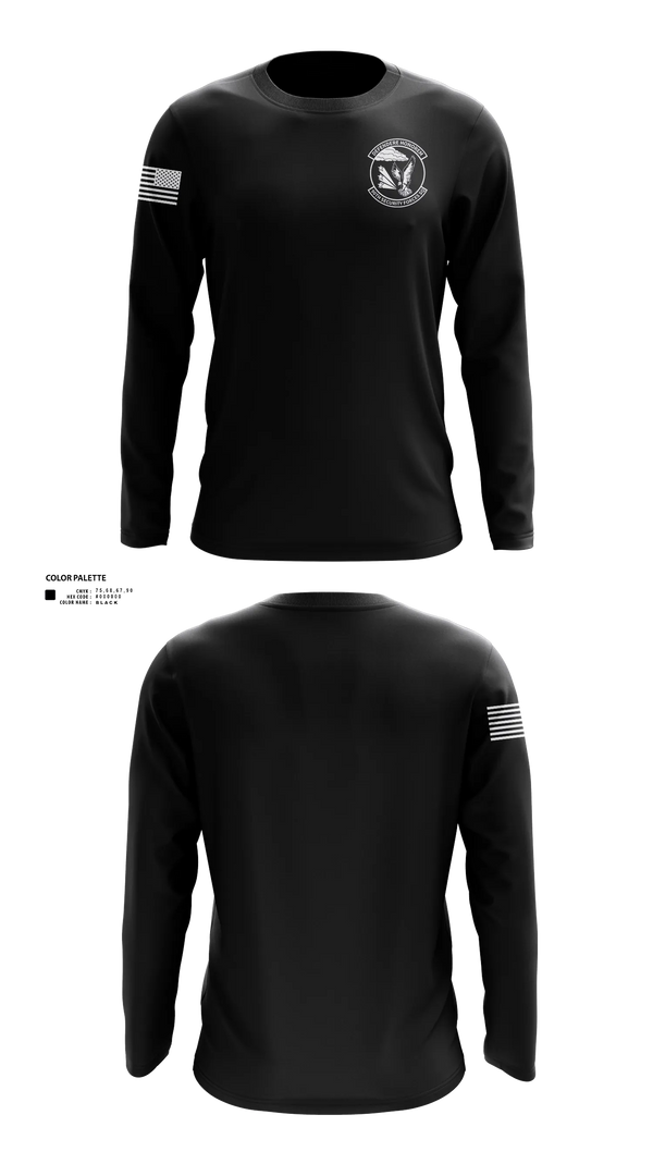 Long Sleeve Performance Shirt, 90th Security Forces Squadron, Air Force, Teamtime, Team time, sublimation, custom sports apparel, team uniforms, spirit wear, spiritwear, sports uniforms, custom shirts, team store, custom team store, fundraiser sports, apparel fundraiser