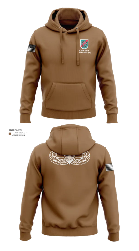 Hoodie, B.CO GSB 20th SFG(A), , Teamtime, Team time, sublimation, custom sports apparel, team uniforms, spirit wear, spiritwear, sports uniforms, custom shirts, team store, custom team store, fundraiser sports, apparel fundraiser