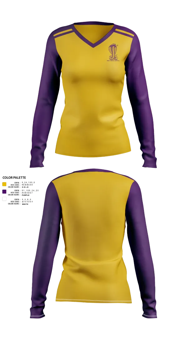 Womens Long Sleeve Vneck Shirt, Fort Pierce Central Volleyball, Women's Volleyball, Teamtime, Team time, sublimation, custom sports apparel, team uniforms, spirit wear, spiritwear, sports uniforms, custom shirts, team store, custom team store, fundraiser sports, apparel fundraiser