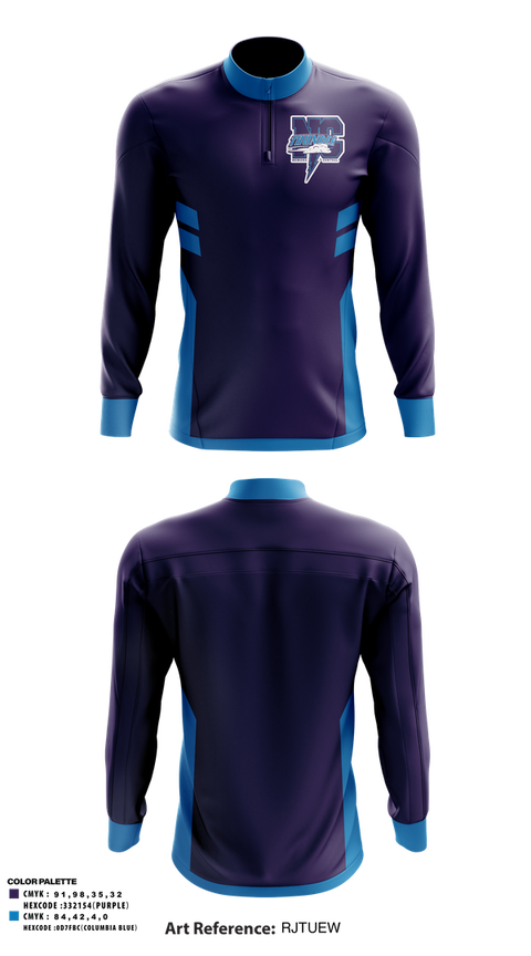 Quarter Zip Jacket, Nemaha Central Wrestling, Wrestling, Teamtime, Team time, sublimation, custom sports apparel, team uniforms, spirit wear, spiritwear, sports uniforms, custom shirts, team store, custom team store, fundraiser sports, apparel fundraiser