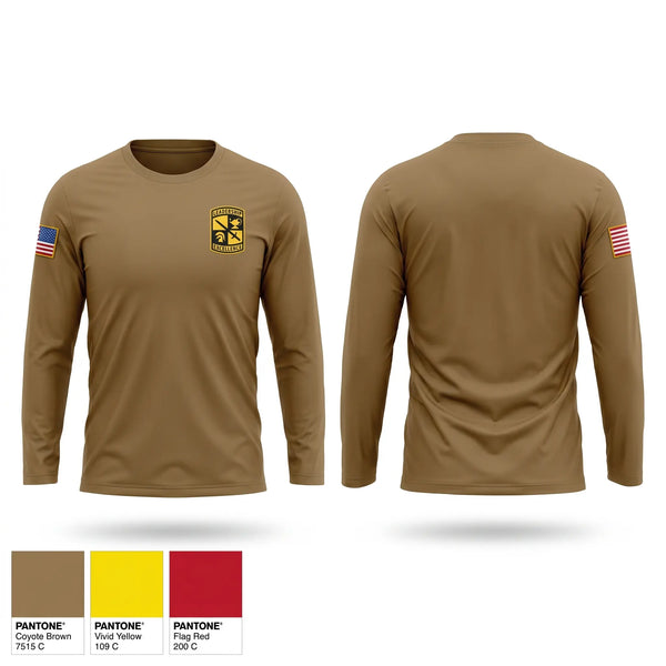 Long Sleeve Performance Shirt, Temple University Red Diamond Battalion, Army, Teamtime, Team time, sublimation, custom sports apparel, team uniforms, spirit wear, spiritwear, sports uniforms, custom shirts, team store, custom team store, fundraiser sports, apparel fundraiser