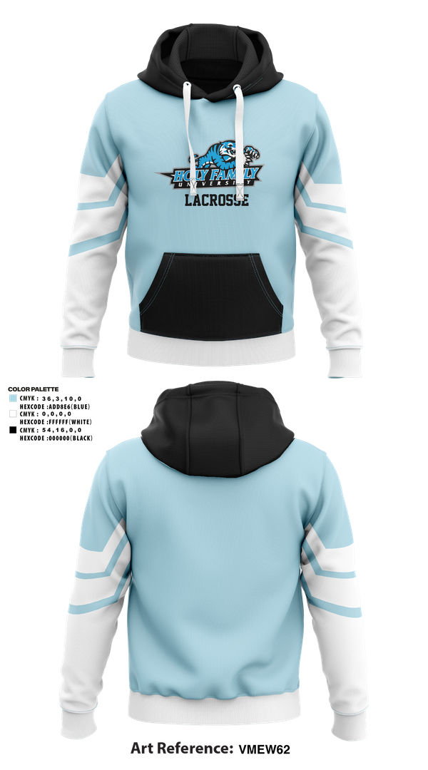 Hoodie, Holy Family University Lacrosse, Women's Lacrosse, Teamtime, Team time, sublimation, custom sports apparel, team uniforms, spirit wear, spiritwear, sports uniforms, custom shirts, team store, custom team store, fundraiser sports, apparel fundraiser