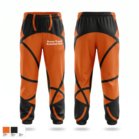 Sweatpants, Brewer Travel Basketball Club, Men's Basketball, Teamtime, Team time, sublimation, custom sports apparel, team uniforms, spirit wear, spiritwear, sports uniforms, custom shirts, team store, custom team store, fundraiser sports, apparel fundraiser