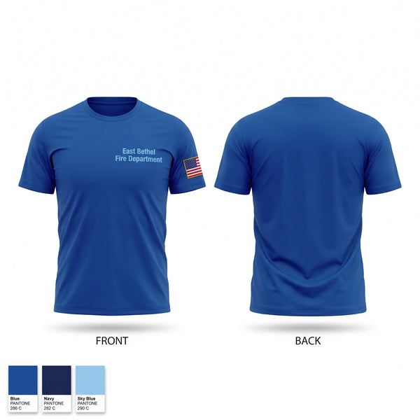 Short Sleeve Performance Shirt, East Bethel Fire Department, Fire Department, Teamtime, Team time, sublimation, custom sports apparel, team uniforms, spirit wear, spiritwear, sports uniforms, custom shirts, team store, custom team store, fundraiser sports, apparel fundraiser