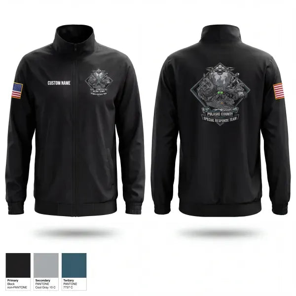 Windbreaker, Pulaski County SRT, Fire Department, Teamtime, Team time, sublimation, custom sports apparel, team uniforms, spirit wear, spiritwear, sports uniforms, custom shirts, team store, custom team store, fundraiser sports, apparel fundraiser