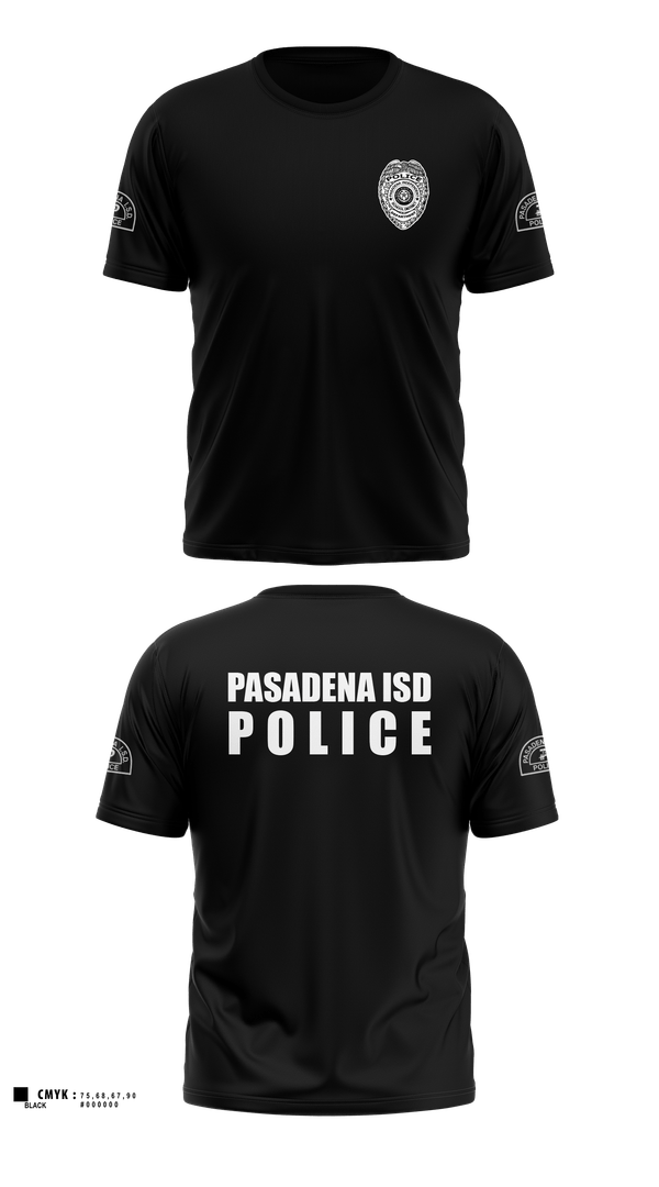 Old School Cotton Feel Shirt, Pasadena I.S.D., Police, Teamtime, Team time, sublimation, custom sports apparel, team uniforms, spirit wear, spiritwear, sports uniforms, custom shirts, team store, custom team store, fundraiser sports, apparel fundraiser