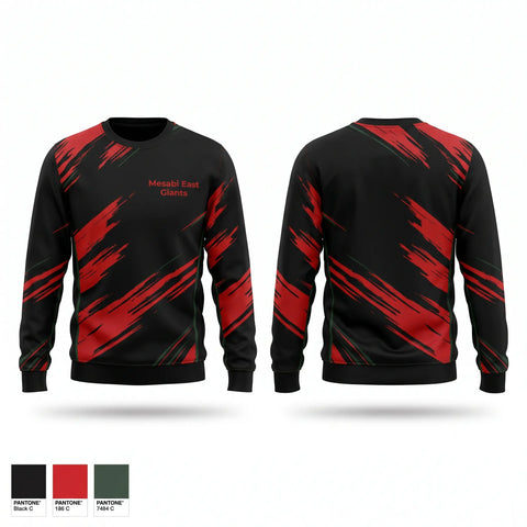Crew Neck Sweatshirt, Mesabi East Giants, Women's Basketball, Teamtime, Team time, sublimation, custom sports apparel, team uniforms, spirit wear, spiritwear, sports uniforms, custom shirts, team store, custom team store, fundraiser sports, apparel fundraiser