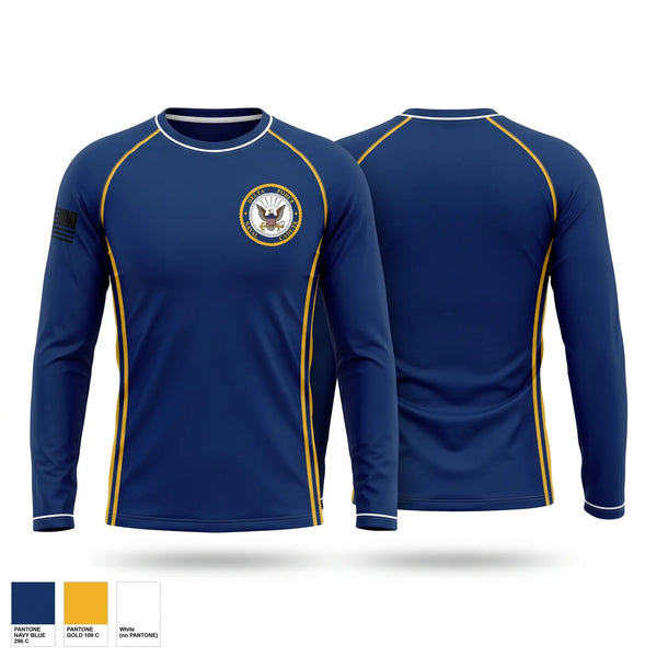 Long Sleeve Performance Shirt, DELTA FORCE NAVAL CADETS, Marines, Teamtime, Team time, sublimation, custom sports apparel, team uniforms, spirit wear, spiritwear, sports uniforms, custom shirts, team store, custom team store, fundraiser sports, apparel fundraiser