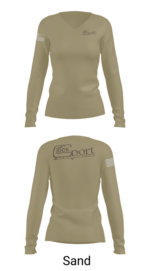 Womens Long Sleeve Vneck Shirt, Csf, , Teamtime, Team time, sublimation, custom sports apparel, team uniforms, spirit wear, spiritwear, sports uniforms, custom shirts, team store, custom team store, fundraiser sports, apparel fundraiser