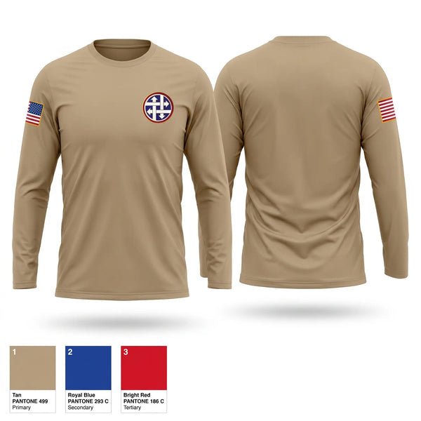 Long Sleeve Performance Shirt, 900TH Quartermaster Company, Army, Teamtime, Team time, sublimation, custom sports apparel, team uniforms, spirit wear, spiritwear, sports uniforms, custom shirts, team store, custom team store, fundraiser sports, apparel fundraiser