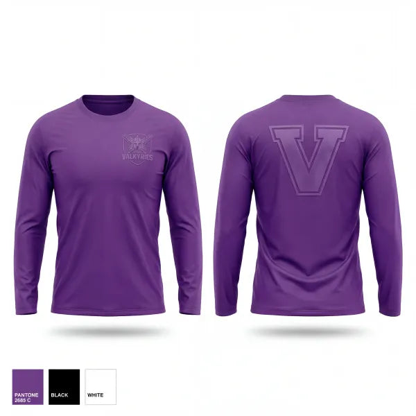 Long Sleeve Performance Shirt, Eastern Iowa Valkyries, Softball, Teamtime, Team time, sublimation, custom sports apparel, team uniforms, spirit wear, spiritwear, sports uniforms, custom shirts, team store, custom team store, fundraiser sports, apparel fundraiser