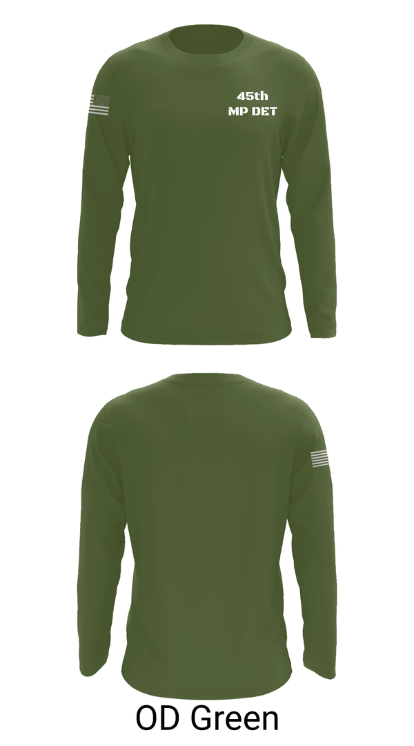 Long Sleeve Performance Shirt, 45th MP DET, Army, Teamtime, Team time, sublimation, custom sports apparel, team uniforms, spirit wear, spiritwear, sports uniforms, custom shirts, team store, custom team store, fundraiser sports, apparel fundraiser