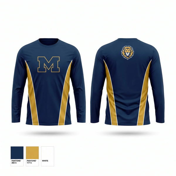 Long Sleeve Performance Shirt, Meadowbrook Monarchs, Track & Field, Teamtime, Team time, sublimation, custom sports apparel, team uniforms, spirit wear, spiritwear, sports uniforms, custom shirts, team store, custom team store, fundraiser sports, apparel fundraiser