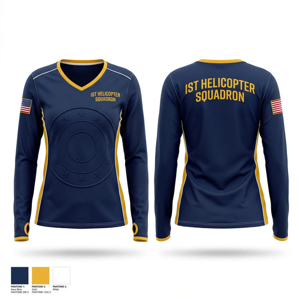 Old School Cotton Feel Shirt, 1st Helicopter Squadron, Air Force, Teamtime, Team time, sublimation, custom sports apparel, team uniforms, spirit wear, spiritwear, sports uniforms, custom shirts, team store, custom team store, fundraiser sports, apparel fundraiser