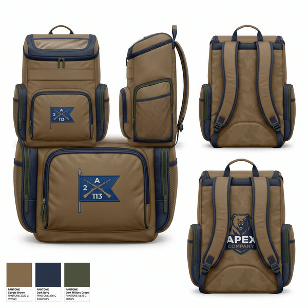 Gear Bag, A co 2/113th IN, National Guard, Teamtime, Team time, sublimation, custom sports apparel, team uniforms, spirit wear, spiritwear, sports uniforms, custom shirts, team store, custom team store, fundraiser sports, apparel fundraiser