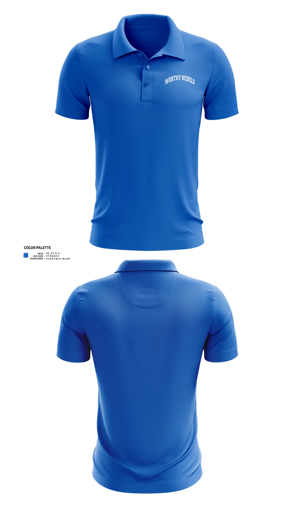 Short Sleeve Performance Polo, Worthy Rebels, Softball, Teamtime, Team time, sublimation, custom sports apparel, team uniforms, spirit wear, spiritwear, sports uniforms, custom shirts, team store, custom team store, fundraiser sports, apparel fundraiser