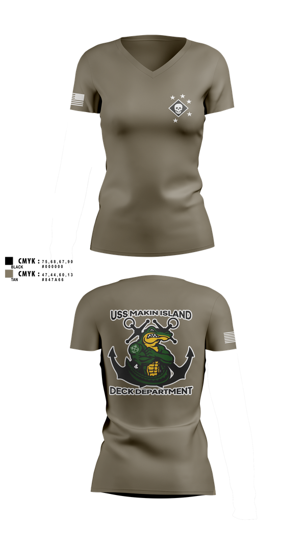 Womens Short Sleeve Vneck Shirt, DECK DEPARTMENT, , Teamtime, Team time, sublimation, custom sports apparel, team uniforms, spirit wear, spiritwear, sports uniforms, custom shirts, team store, custom team store, fundraiser sports, apparel fundraiser