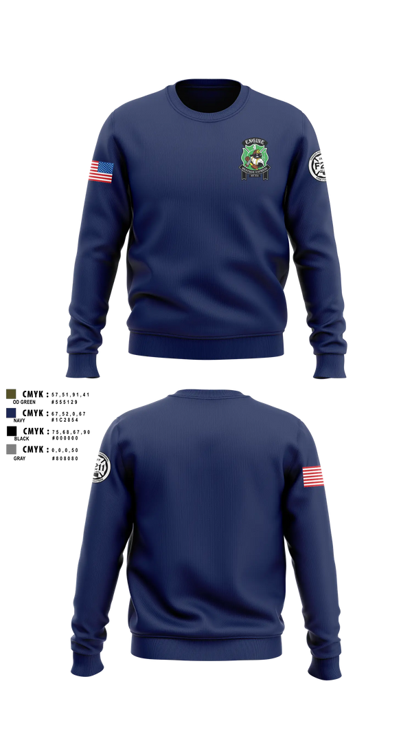 Crew Neck Sweatshirt, 179 HHC Medics, National Guard, Teamtime, Team time, sublimation, custom sports apparel, team uniforms, spirit wear, spiritwear, sports uniforms, custom shirts, team store, custom team store, fundraiser sports, apparel fundraiser
