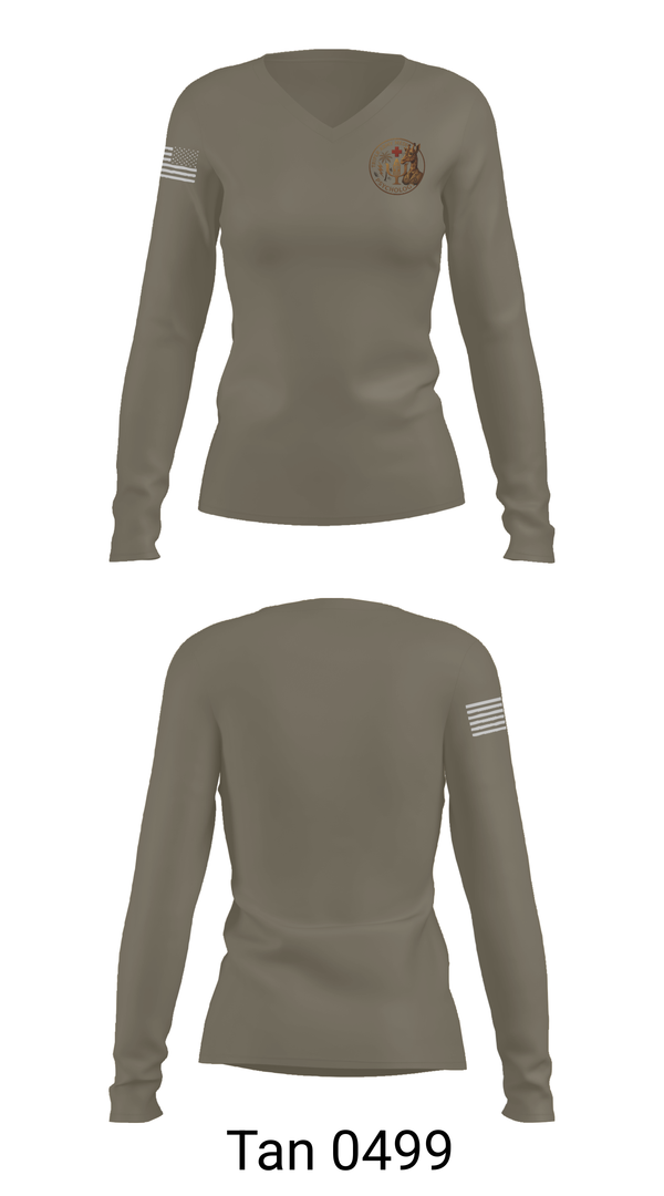 Womens Long Sleeve Vneck Shirt, Tripler Kilape, , Teamtime, Team time, sublimation, custom sports apparel, team uniforms, spirit wear, spiritwear, sports uniforms, custom shirts, team store, custom team store, fundraiser sports, apparel fundraiser