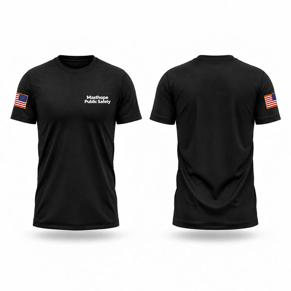 Old School Cotton Feel Shirt, Masthope Public Safety, Police, Teamtime, Team time, sublimation, custom sports apparel, team uniforms, spirit wear, spiritwear, sports uniforms, custom shirts, team store, custom team store, fundraiser sports, apparel fundraiser