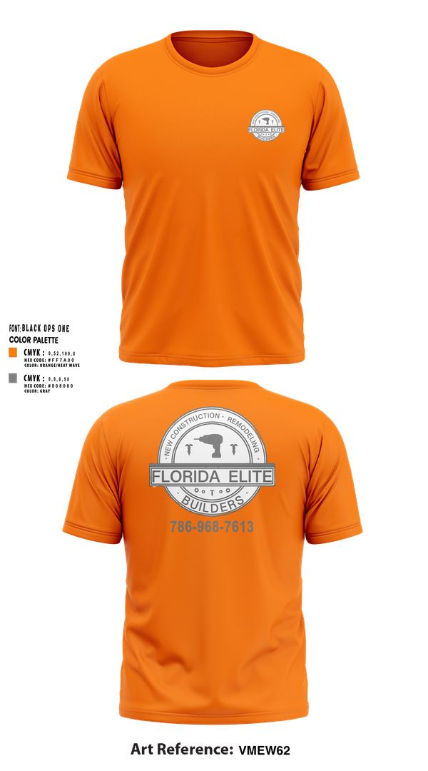 Short Sleeve Performance Shirt, Florida Elite Builders, , Teamtime, Team time, sublimation, custom sports apparel, team uniforms, spirit wear, spiritwear, sports uniforms, custom shirts, team store, custom team store, fundraiser sports, apparel fundraiser